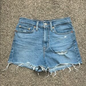 Denim Distressed Women's Shorts